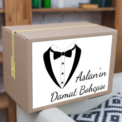 Damat Bohçası 02 Çeyiz Etiketi