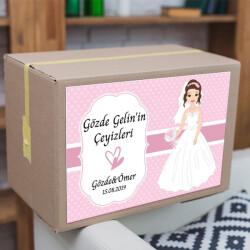 Gelinli 01 Çeyiz Etiketi