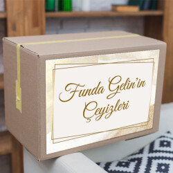 Sade Gold Çeyiz Etiketi