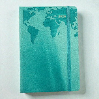 2026 Tarihli Ajanda 14 X 20 Cm -Turkuaz Yeşil