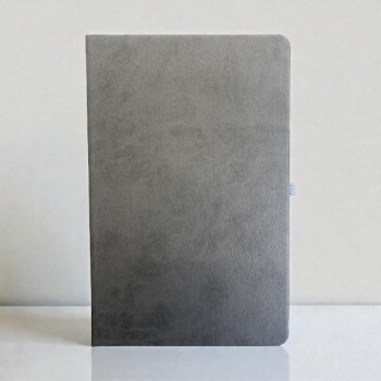 Kişiye Özel Tarihsiz Çizgili Gri Ajanda/Defter 13X21Cm