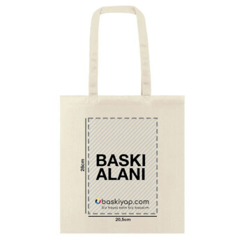 Baskılı Ekonomik Bez Çanta