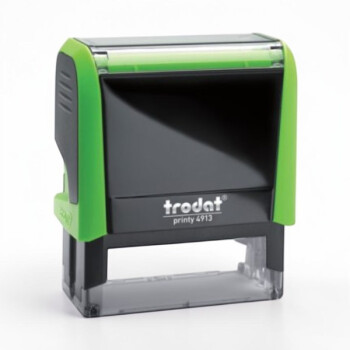 Trodat 4913 Büyük Boy Kaşe - Yeşil Gövde Siyah Keçe