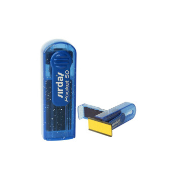 Sırdaş Pocket 50 Şeffaf Mavi Simli Gövde Cep Kaşesi