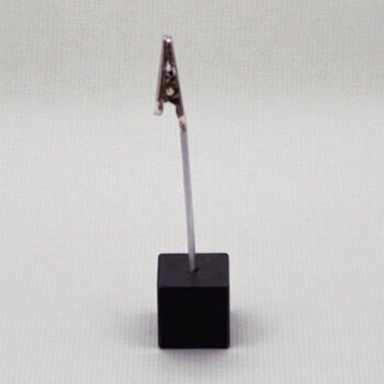 Kişiye Özel Baskılı Timsah Ağızlı Not Tutucu -Siyah