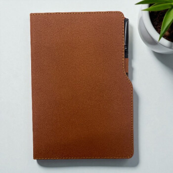 Kişiye Özel Tarihsiz Ajanda Kalem Set - Taba