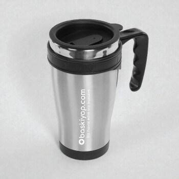 S-Link Gümüş 470Ml Paslanmaz Çelik Kupa