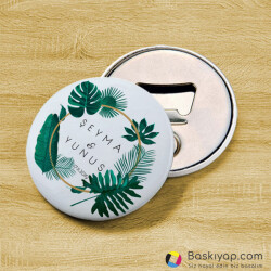 Buton Magnetli Açacak - Kendin Tasarla