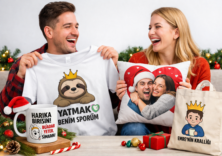 Arkadaşa Yılbaşı Hediyesi Ne Alınır? En Komik ve Anlamlı Baskılı Ürünler