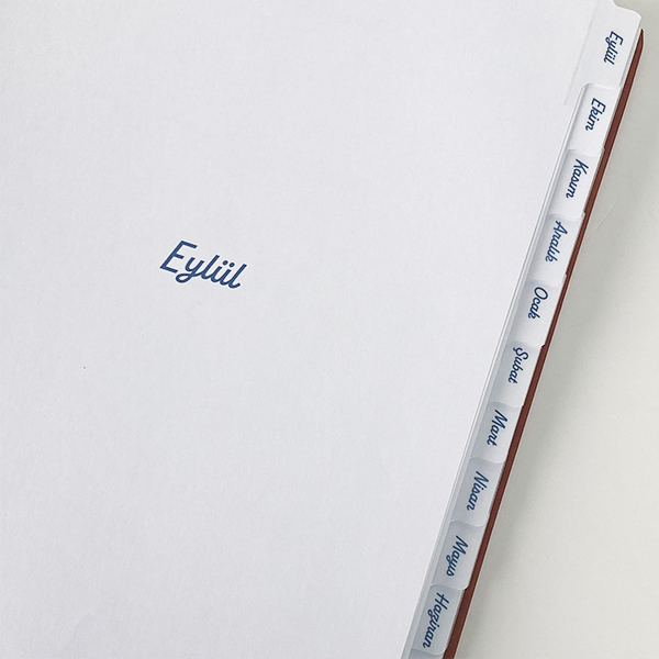 Victoria's Journals 17X23 2025-2026 Spiralli Sert Kapak Ayraçlı Akademik Ajanda 225-2236 Pembe