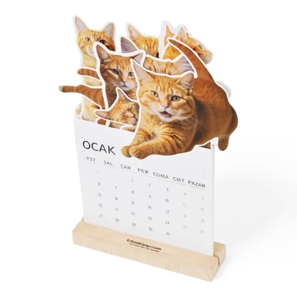 Kişiye Özel Masa Takvimi Özel Kesim