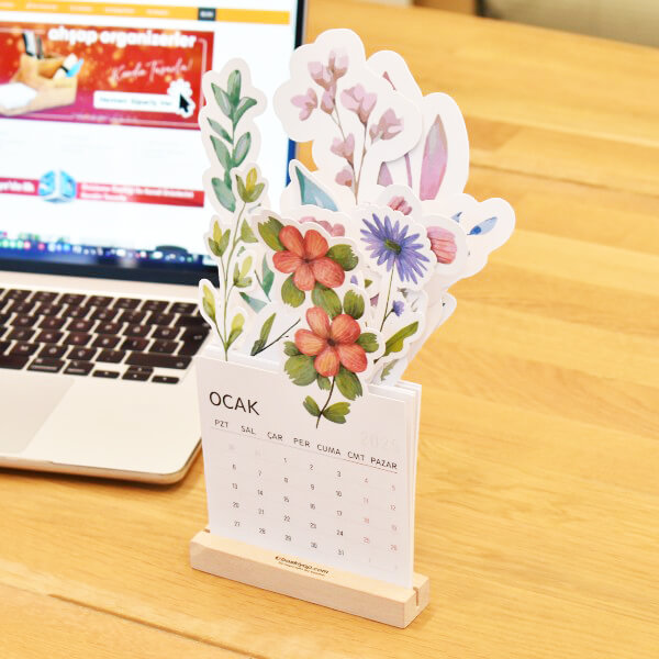 Kişiye Özel Masa Takvimi Özel Kesim