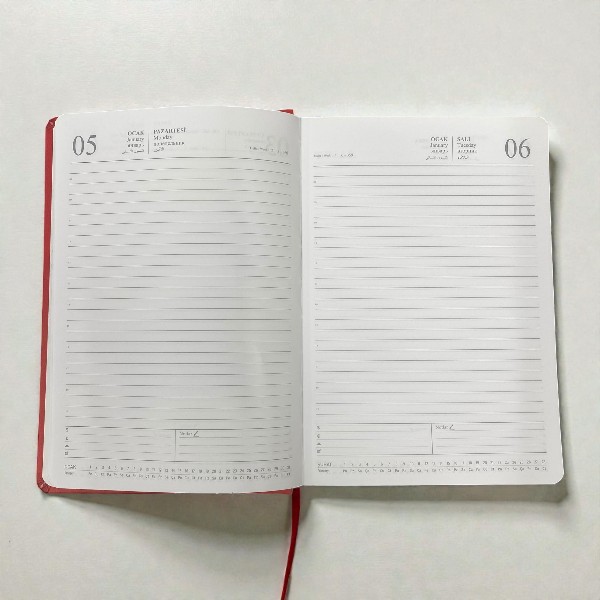 2026 Tarihli Ajanda 14 X 20 Cm -Turkuaz Yeşil görsel