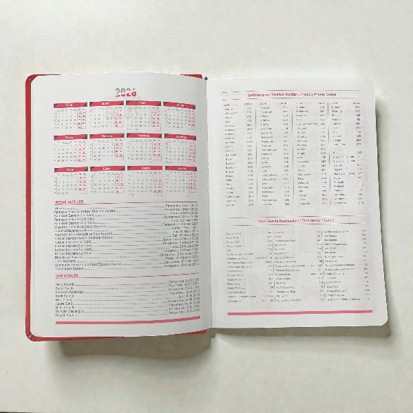 2026 Tarihli Ajanda 14 X 20 Cm -Turkuaz Yeşil görsel