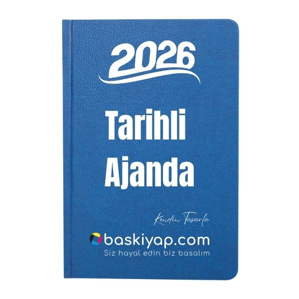 2026 Tarihli Ajanda Lacivert 17X24 Cm görsel