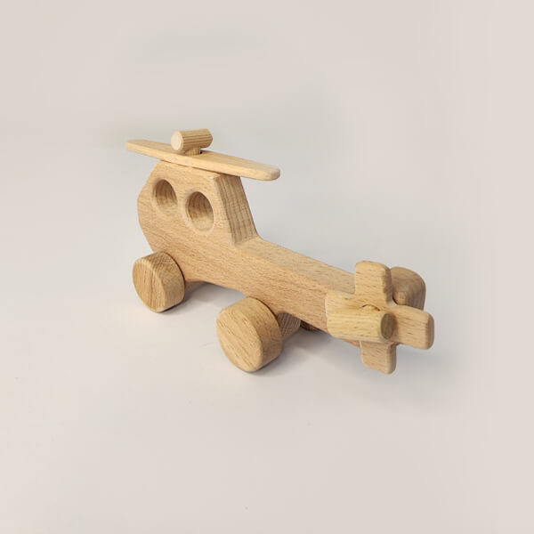 Kişiye Özel Ahşap Oyuncak Helikopter