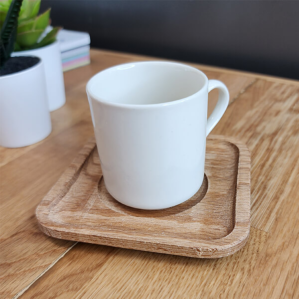 Kendin Tasarla Ahşap Altlıklı Türk Kahvesi Fincanı - Görsel 3