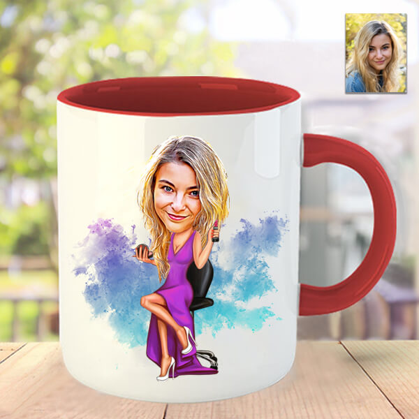 Karikatürlü Kupa Model 17 - Görsel 1