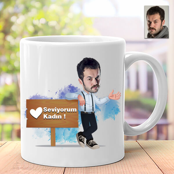 Karikatürlü Kupa Model 4 - Görsel 2