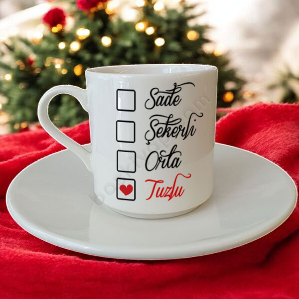 Kendin Tasarla Türk Kahvesi Fincanı - Görsel 1