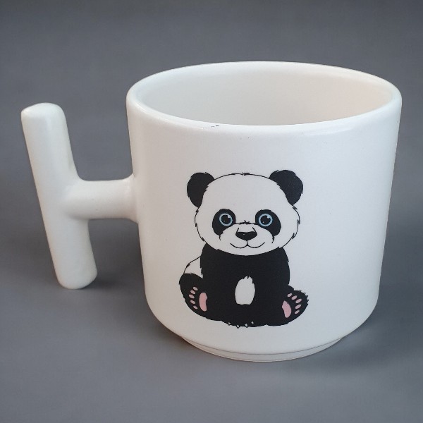 Panda Baskılı Fincan T Kulp