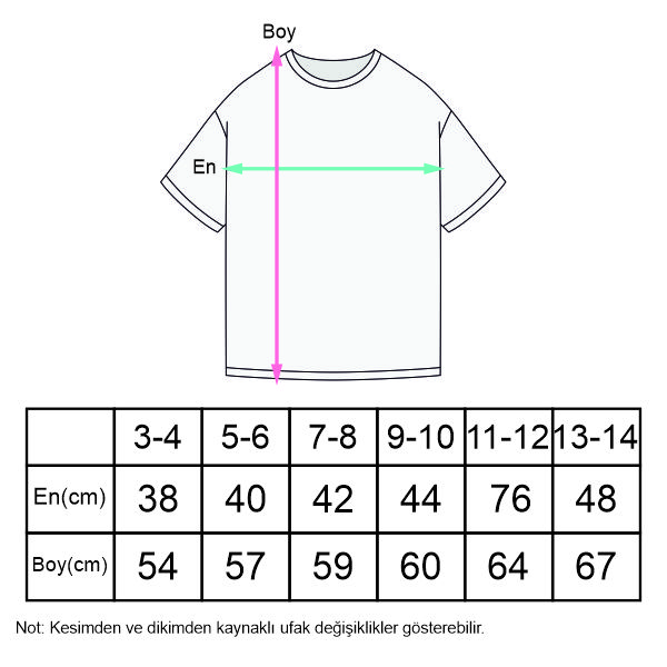 Kişiye Özel Baskılı Beyaz Çocuk Tişört görsel
