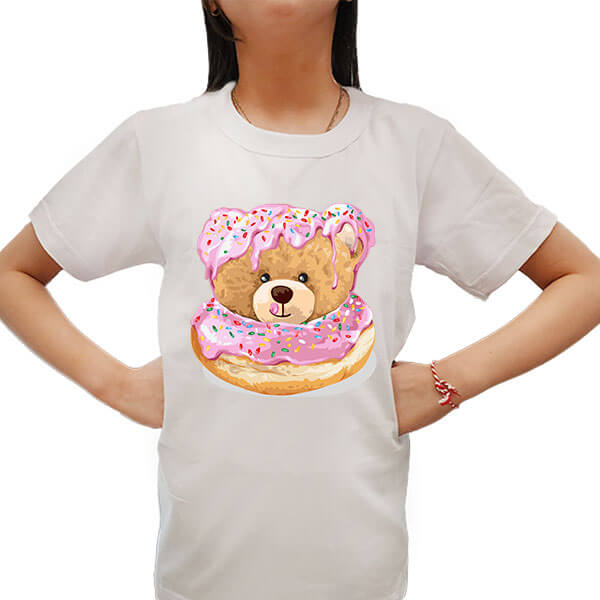 Kişiye Özel Baskılı Beyaz Çocuk Tişört görsel