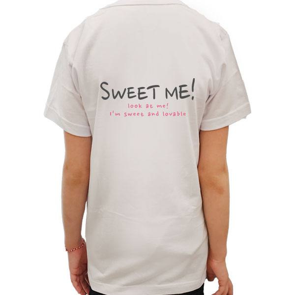 Kişiye Özel Baskılı Beyaz Çocuk Tişört görsel