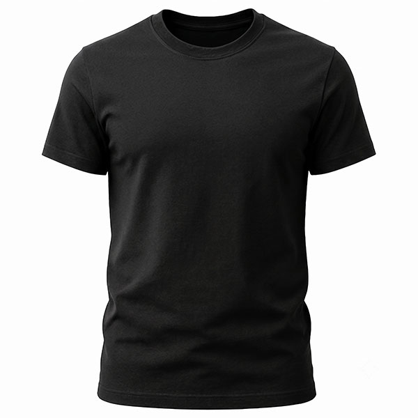 Unisex Siyah Kişiye Özel Tişört görsel