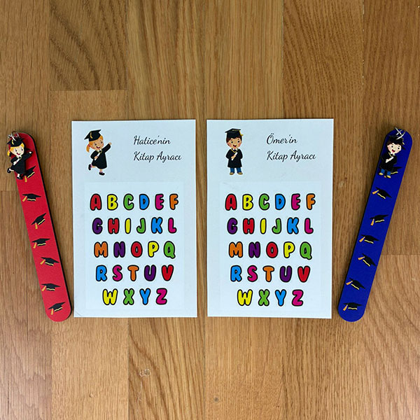 Kişiye Özel Ahşap Kitap Ayracı - Görsel 1