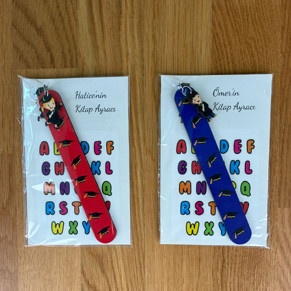 Kişiye Özel Ahşap Kitap Ayracı - Görsel 2