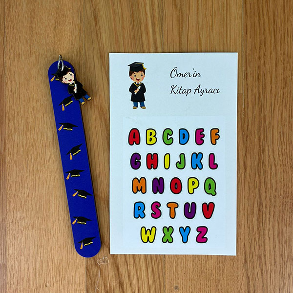 Kişiye Özel Ahşap Kitap Ayracı - Görsel 3