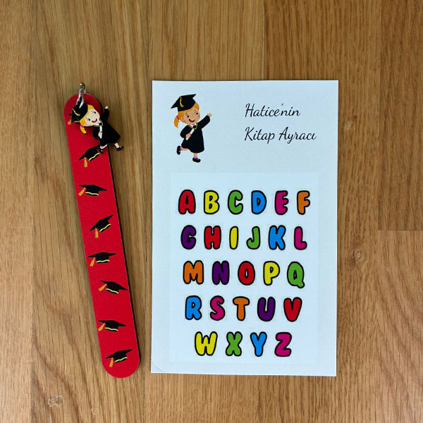 Kişiye Özel Ahşap Kitap Ayracı - Görsel 4