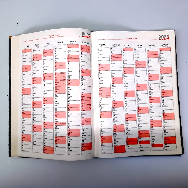 İsim Ve Logo Baskılı Lazer Kazıma 2024 Ajanda