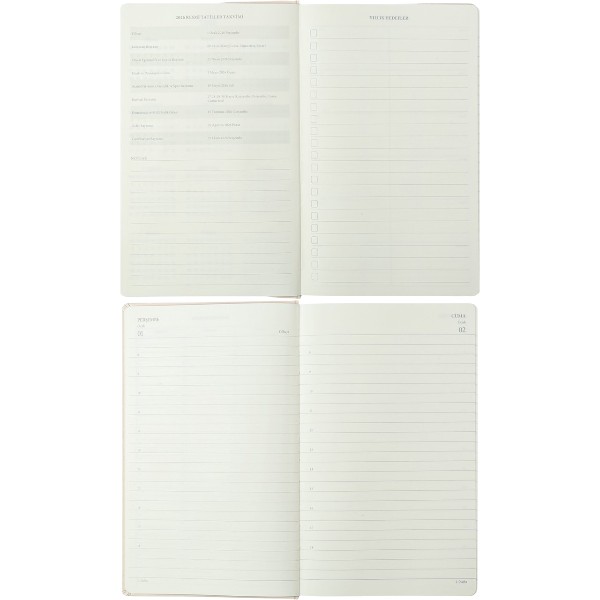 Victoria's Journals Classic 2026 Günlük Ajanda 13X21 Cm Sert Kapak- Siyah görsel