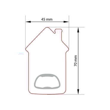 Ev Şekilli Metal Açacak Anahtarlık