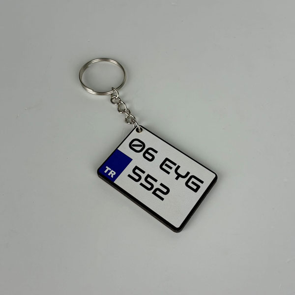 Yeni Motor Hediyesi Plaka Anahtarlık görsel