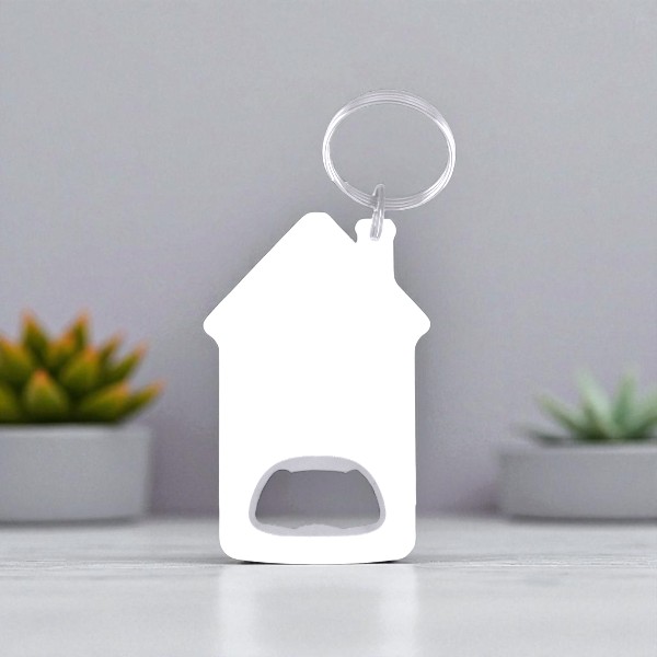 Ev Şekilli Metal Açacak Anahtarlık