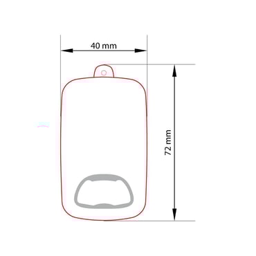 Klasik Model Metal Açacak Anahtarlık