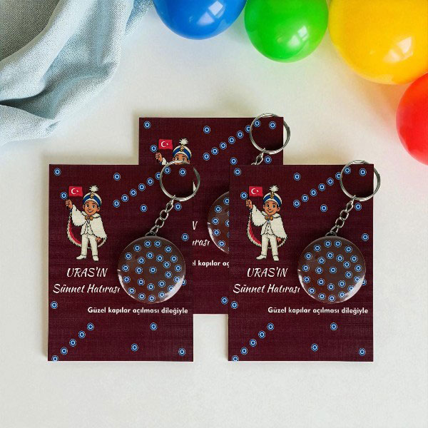 Sünnet Temalı Hatıra Anahtarlık