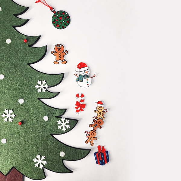 Kişiye Özel Keçe Yılbaşı Ağacı