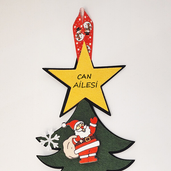 Kişiye Özel Keçe Yılbaşı Ağacı