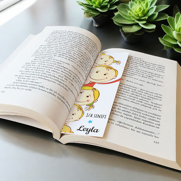 Kişiye Özel Baskılı Kitap Ayracı - Görsel 2