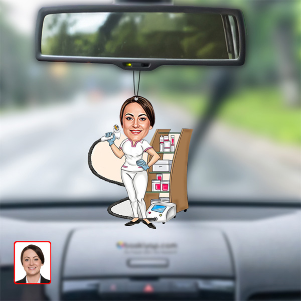 Güzellik Salonu Biblo Dikiz Ayna Süsü