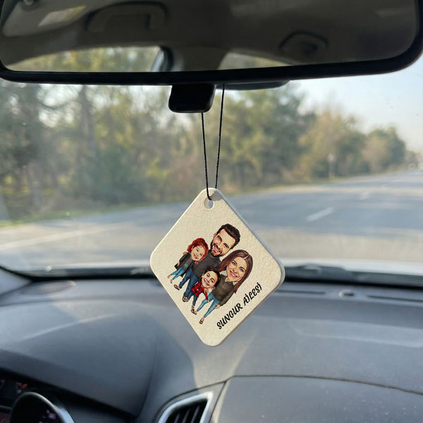 Kişiye Özel Baskılı Dikiz Aynası Süsü görsel