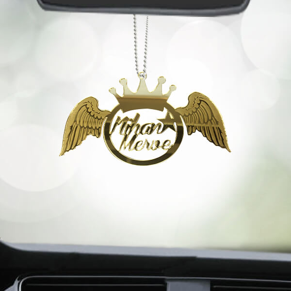 Melek Kanatlı Dikiz Aynası Süsü - Görsel 1