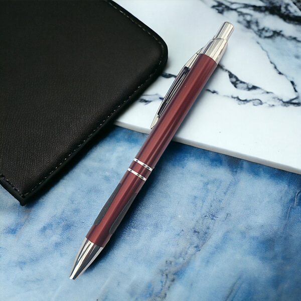 Kişiye Özel Silikonlu Metal Lazer Kazıma Tükenmez Kalem