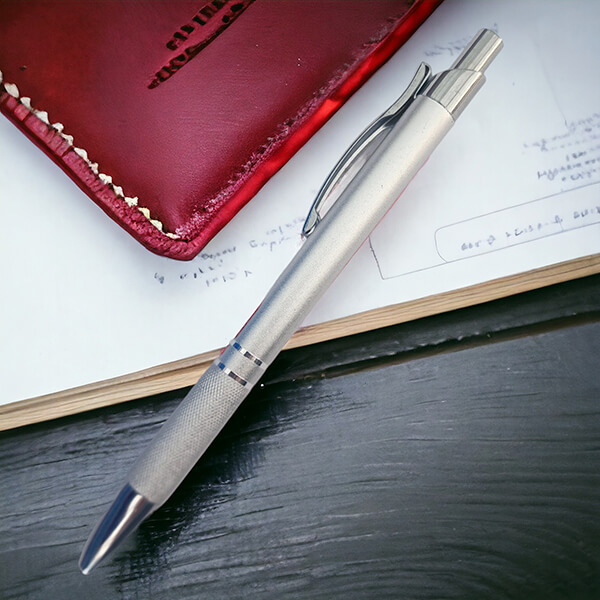 Kişiye Özel Desenli Lazer Kazıma Tükenmez Kalem görsel