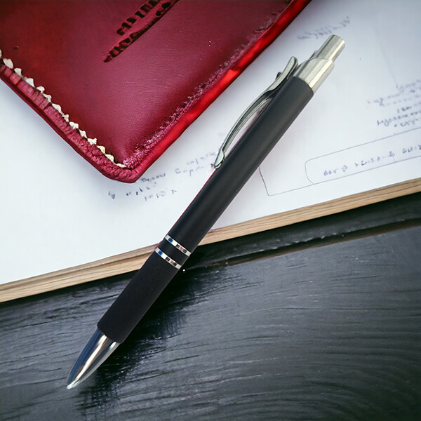 Kişiye Özel Desenli Lazer Kazıma Tükenmez Kalem görsel