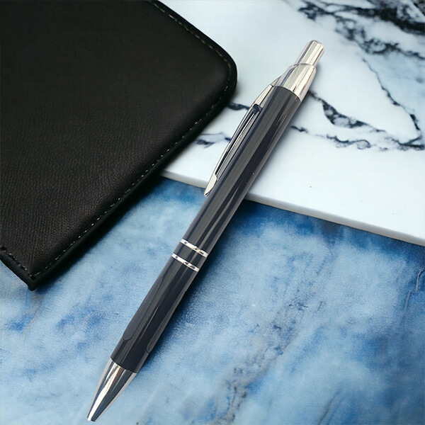 Kişiye Özel Silikonlu Metal Lazer Kazıma Tükenmez Kalem